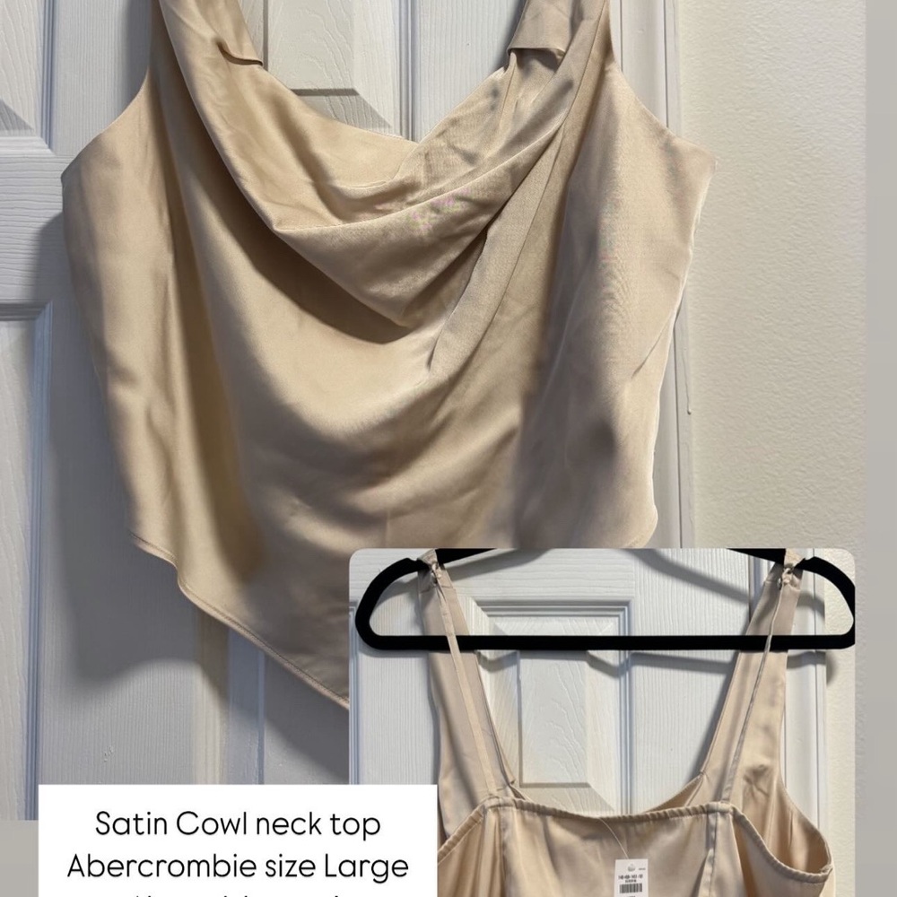 Abercrombie & Fitch Tan Asymmetrical Camisole